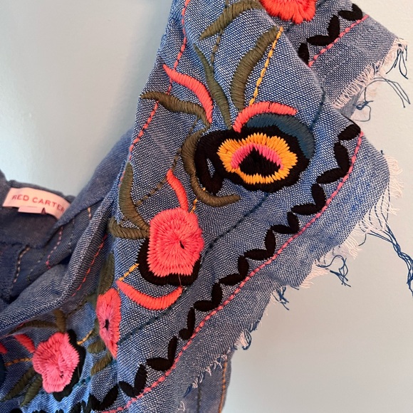 Red Carter L Crop Top NWOT - Picture 3 of 5